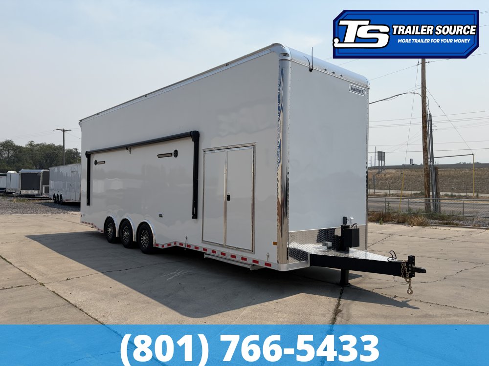 8.5x32 Haulmark Edge Stacker Enclosed Race Car Hauler Trailer - 21K GVWR -