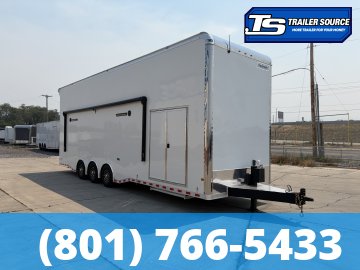 8.5x32 Haulmark Edge Stacker Enclosed Race Car Hauler Trailer - 21K GVWR -
