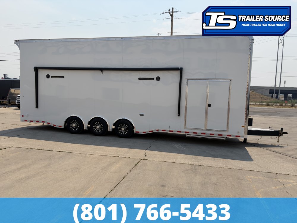 8.5x32 Haulmark Edge Stacker Enclosed Race Car Hauler Trailer - 21K GVWR -