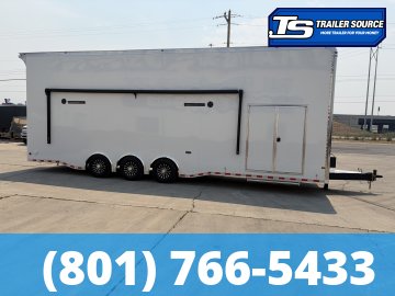 8.5x32 Haulmark Edge Stacker Enclosed Race Car Hauler Trailer - 21K GVWR -