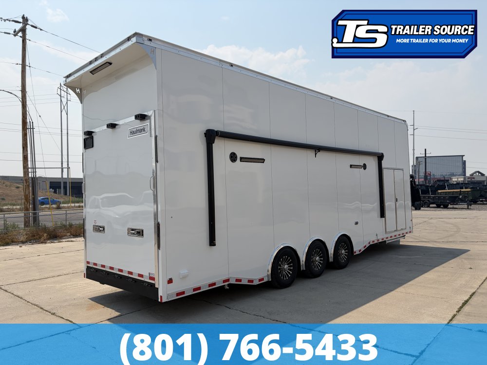 8.5x32 Haulmark Edge Stacker Enclosed Race Car Hauler Trailer - 21K GVWR -