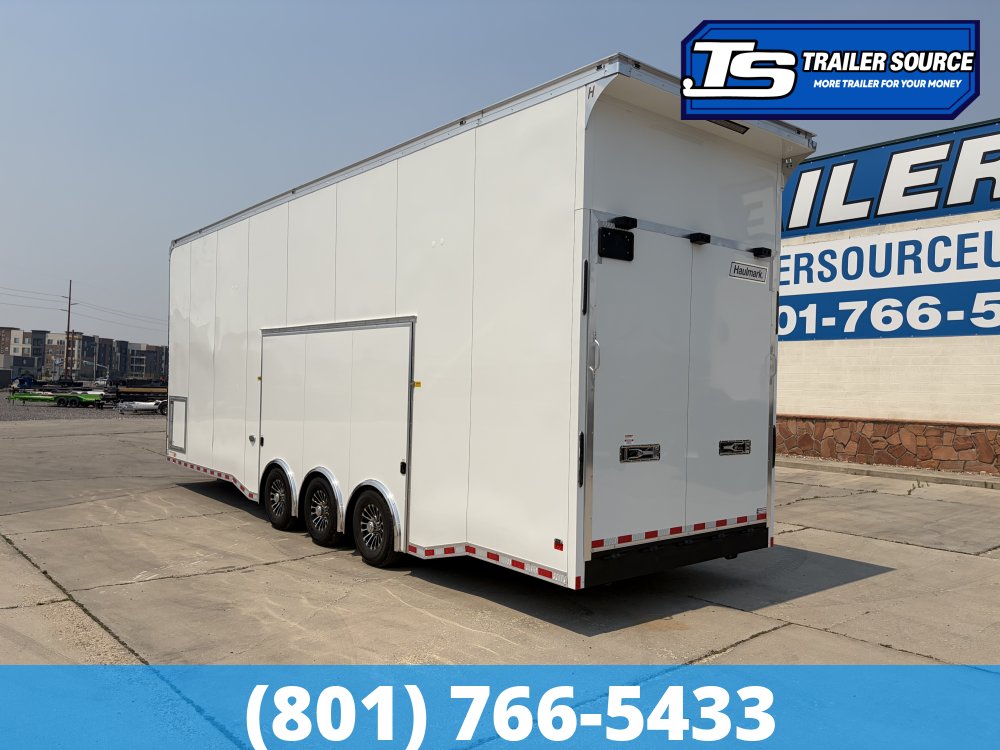 8.5x32 Haulmark Edge Stacker Enclosed Race Car Hauler Trailer - 21K GVWR -