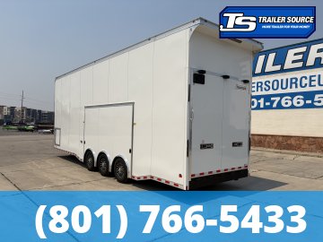 8.5x32 Haulmark Edge Stacker Enclosed Race Car Hauler Trailer - 21K GVWR -