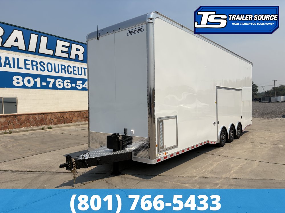 8.5x32 Haulmark Edge Stacker Enclosed Race Car Hauler Trailer - 21K GVWR -