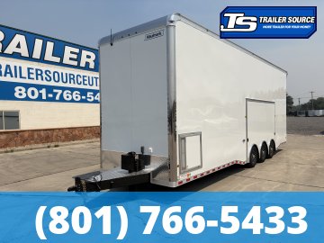 8.5x32 Haulmark Edge Stacker Enclosed Race Car Hauler Trailer - 21K GVWR -