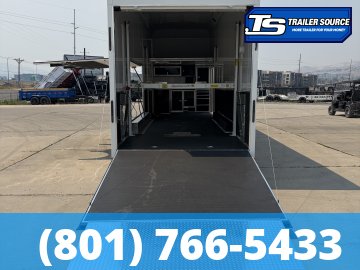 8.5x32 Haulmark Edge Stacker Enclosed Race Car Hauler Trailer - 21K GVWR -