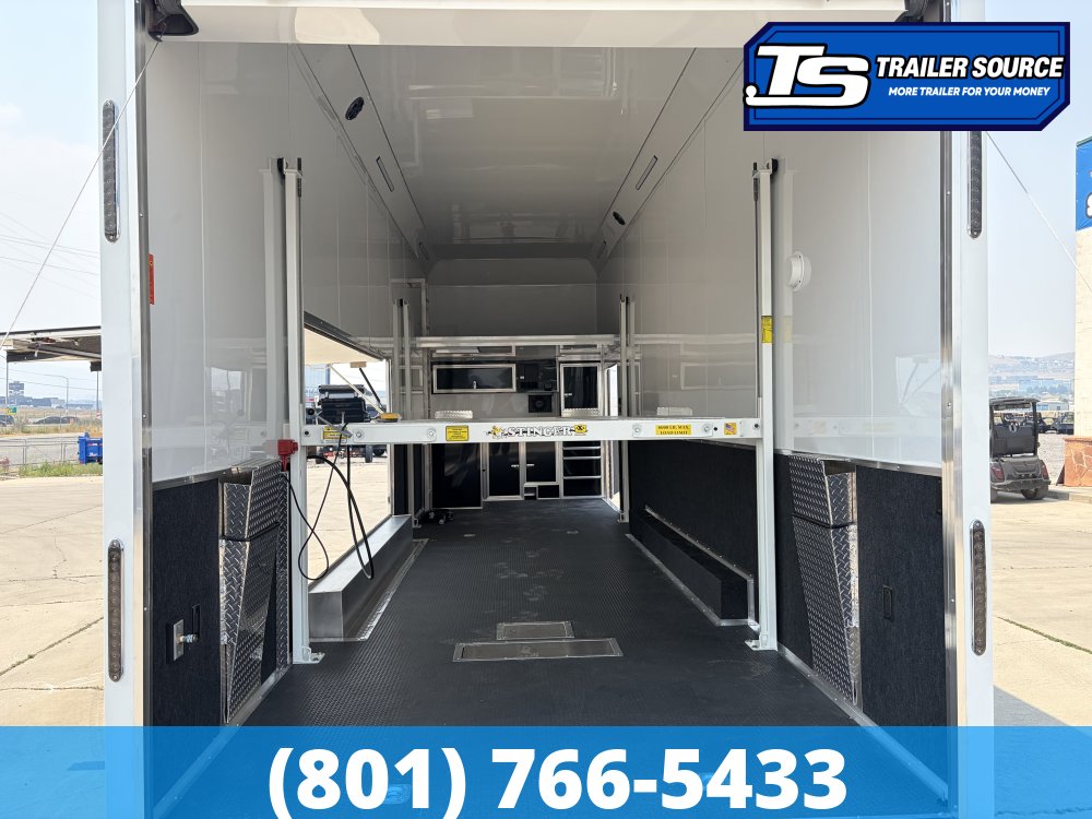 8.5x32 Haulmark Edge Stacker Enclosed Race Car Hauler Trailer - 21K GVWR -