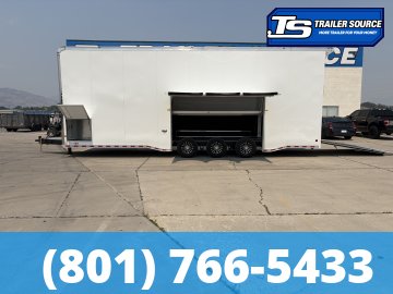 8.5x32 Haulmark Edge Stacker Enclosed Race Car Hauler Trailer - 21K GVWR -