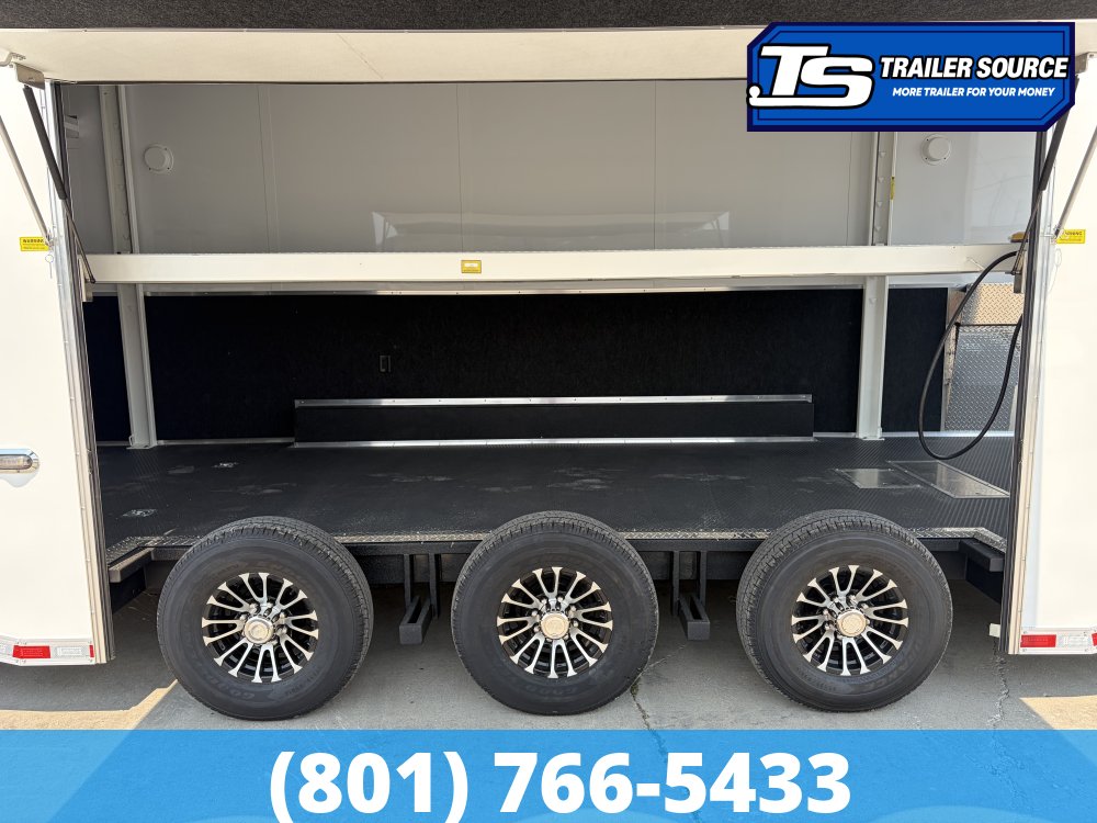 8.5x32 Haulmark Edge Stacker Enclosed Race Car Hauler Trailer - 21K GVWR -