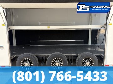 8.5x32 Haulmark Edge Stacker Enclosed Race Car Hauler Trailer - 21K GVWR -