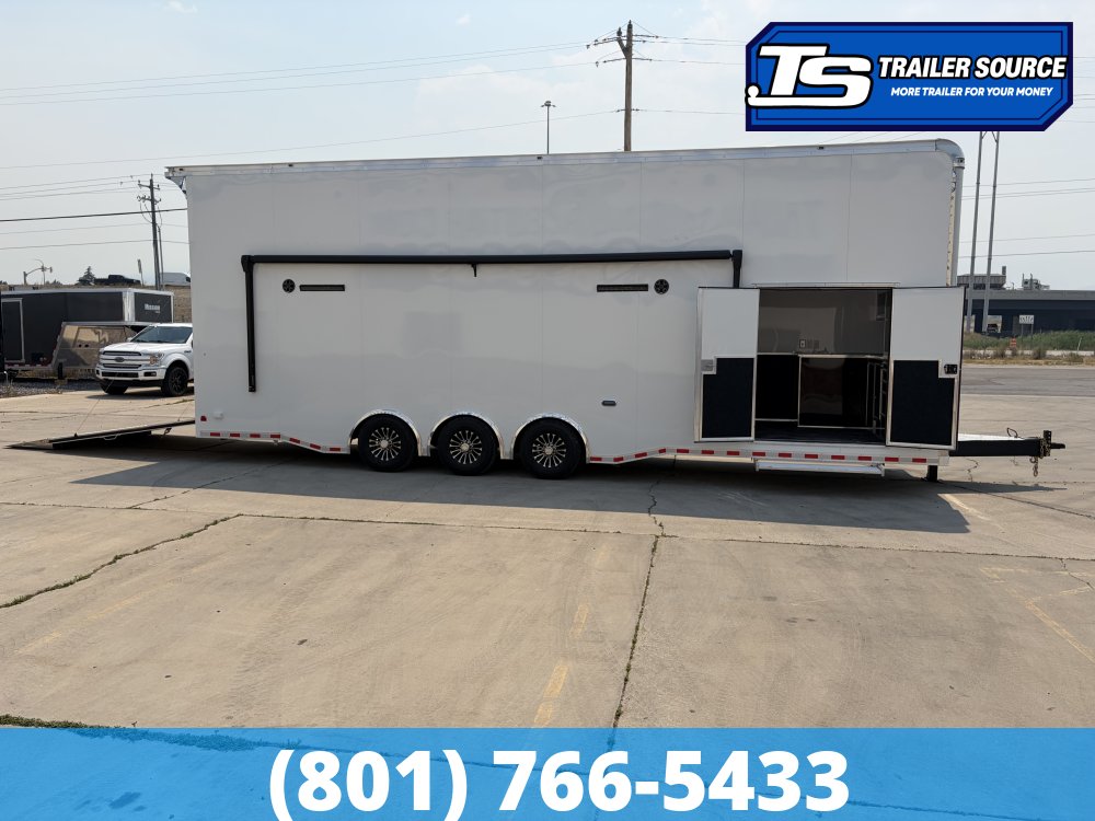 8.5x32 Haulmark Edge Stacker Enclosed Race Car Hauler Trailer - 21K GVWR -