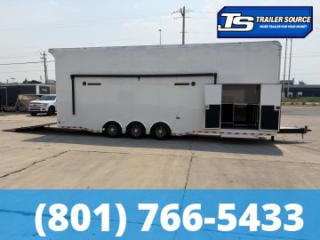 8.5x32 Haulmark Edge Stacker Enclosed Race Car Hauler Trailer - 21K GVWR -