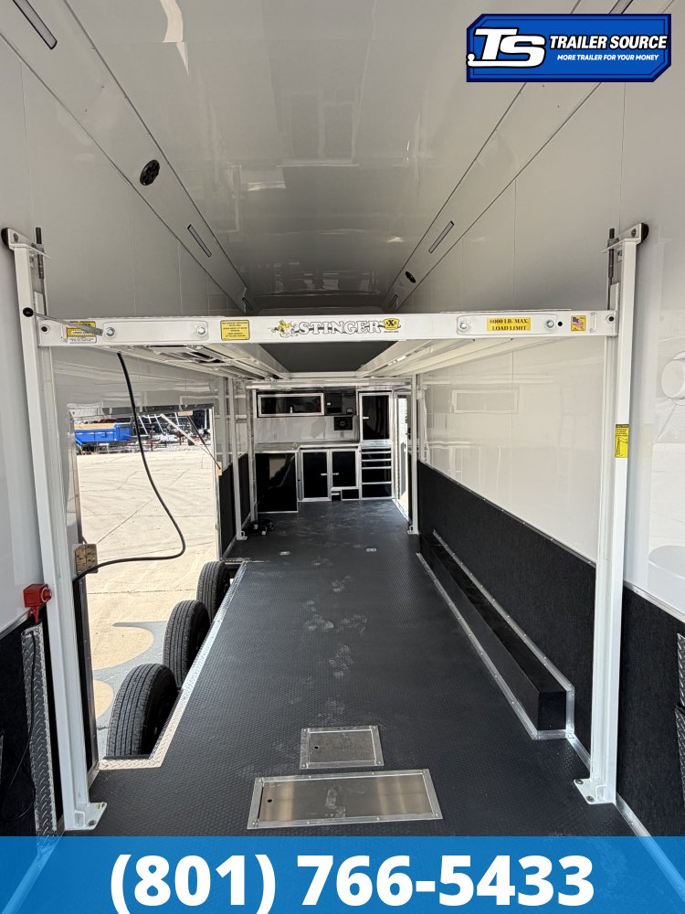 8.5x32 Haulmark Edge Stacker Enclosed Race Car Hauler Trailer - 21K GVWR -