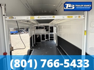 8.5x32 Haulmark Edge Stacker Enclosed Race Car Hauler Trailer - 21K GVWR -