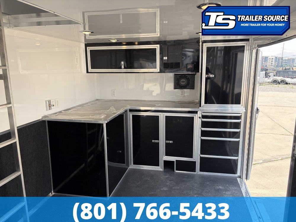 8.5x32 Haulmark Edge Stacker Enclosed Race Car Hauler Trailer - 21K GVWR -