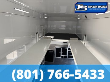 8.5x32 Haulmark Edge Stacker Enclosed Race Car Hauler Trailer - 21K GVWR -