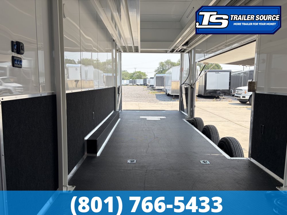 8.5x32 Haulmark Edge Stacker Enclosed Race Car Hauler Trailer - 21K GVWR -