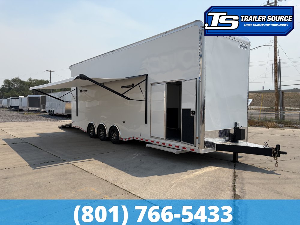 8.5x32 Haulmark Edge Stacker Enclosed Race Car Hauler Trailer - 21K GVWR -