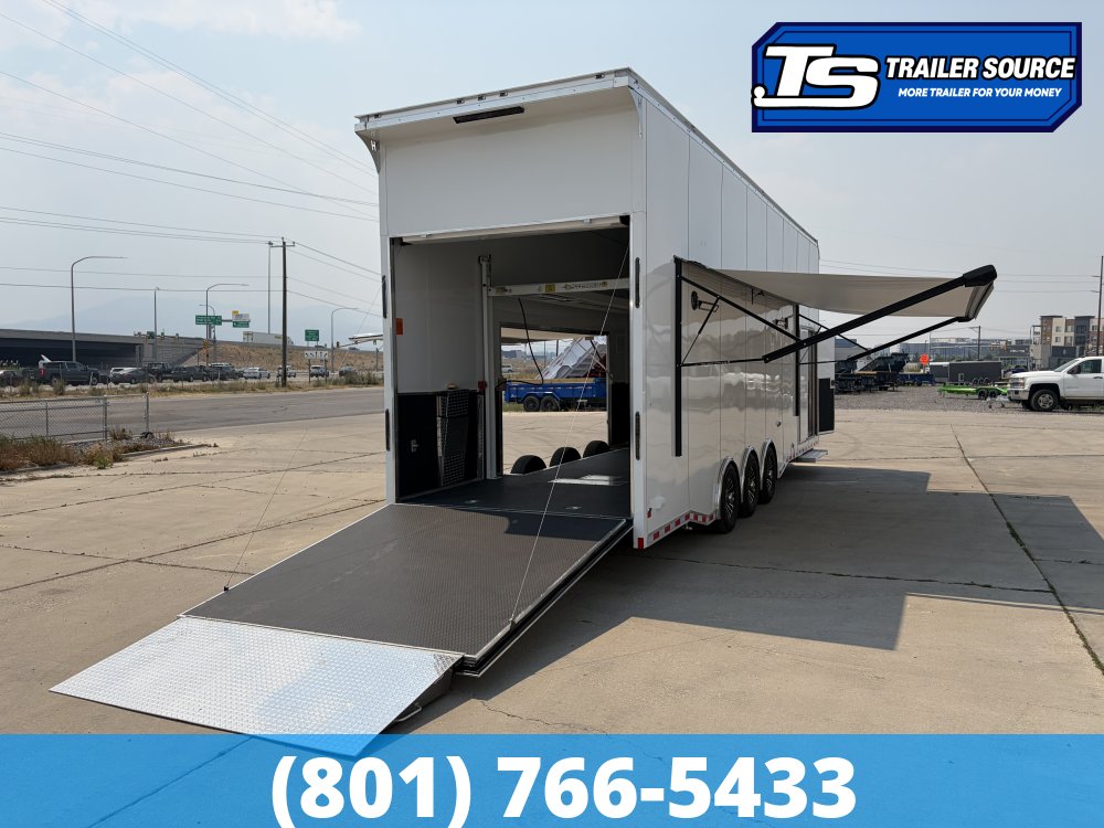 8.5x32 Haulmark Edge Stacker Enclosed Race Car Hauler Trailer - 21K GVWR -