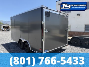 8.5x16 American Hauler Arrow Deluxe Enclosed Cargo Trailer - 7'0" Interior - 7K GVWR - .080 PolyCor, Dovetail, Screwless Exterior