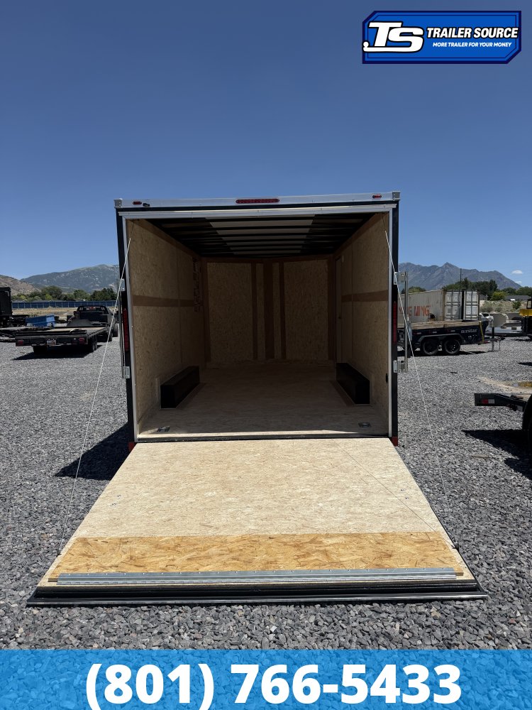 8.5x16 American Hauler Arrow Deluxe Enclosed Cargo Trailer - 7'0" Interior - 7K GVWR - .080 PolyCor, Dovetail, Screwless Exterior