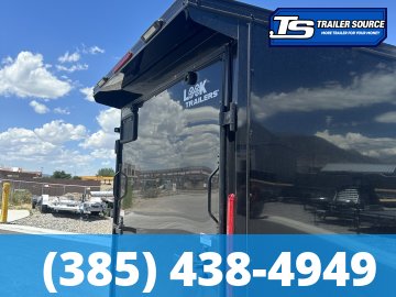 6x10 Look ST DLX Enclosed Cargo Trailer - 6'6" Interior - 3.5K GVWR - .080 PolyCor, Alloy Wheels, Black Out Package, Rear Spoiler w/ Load Lights