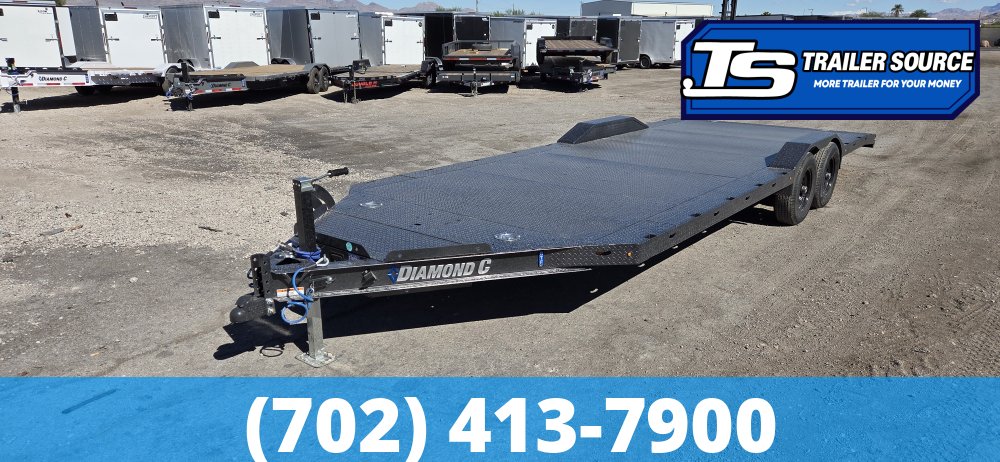 7x22 Diamond C GTF 206 Flatbed Car Hauler