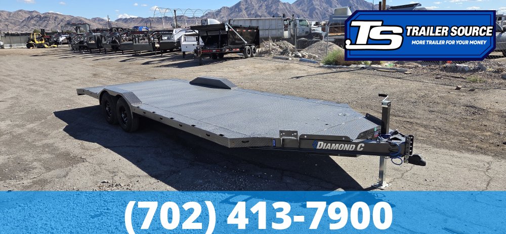 7x22 Diamond C GTF 206 Flatbed Car Hauler