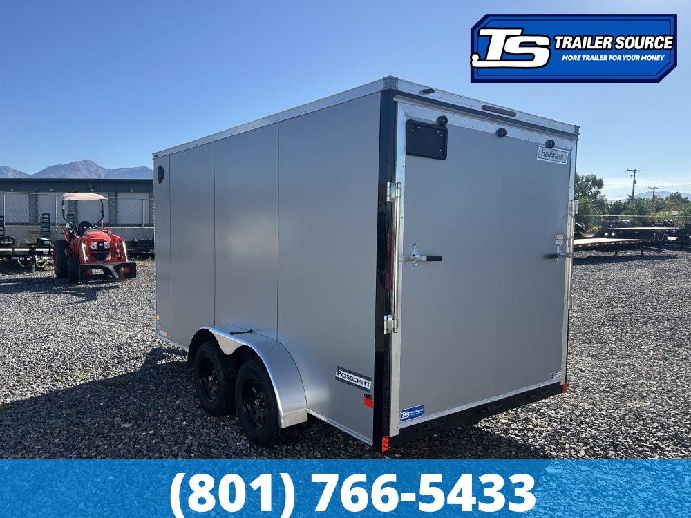 7x14 Haulmark Passport DELUXE Enclosed Cargo Trailer - 7'0" Interior - 7K GVWR - .080 PolyCor