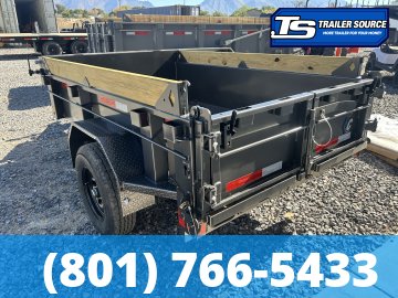 5x8 Diamond C GST Dump Trailer - 6K GVWR - Board Brackets