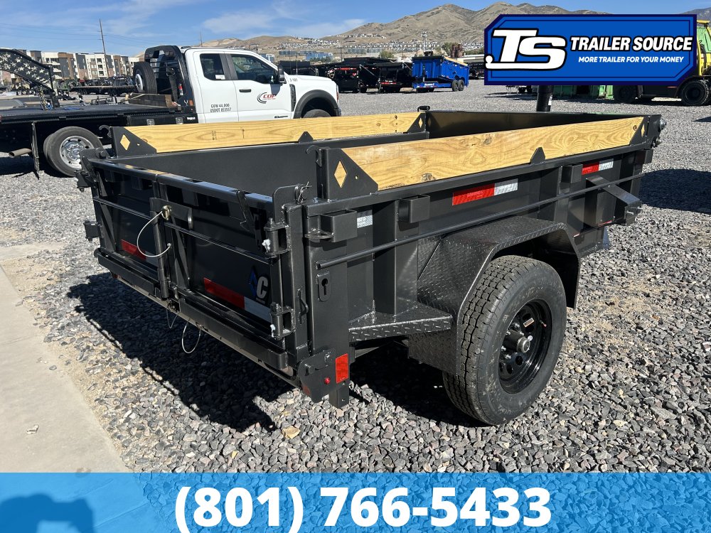 5x8 Diamond C GST Dump Trailer - 6K GVWR - Board Brackets
