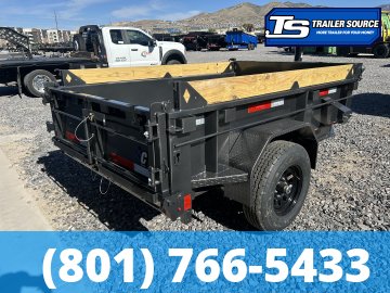 5x8 Diamond C GST Dump Trailer - 6K GVWR - Board Brackets