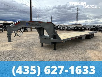 8.5x40 Diamond C FMAX HDT 40' 40K Hydraulic Dovetail Gooseneck