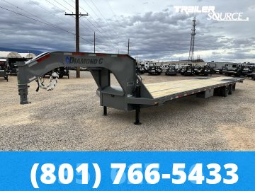 8.5x40 Diamond C FMAX HDT 40' 40K Hydraulic Dovetail Gooseneck