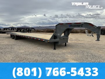 8.5x40 Diamond C FMAX HDT 40' 40K Hydraulic Dovetail Gooseneck