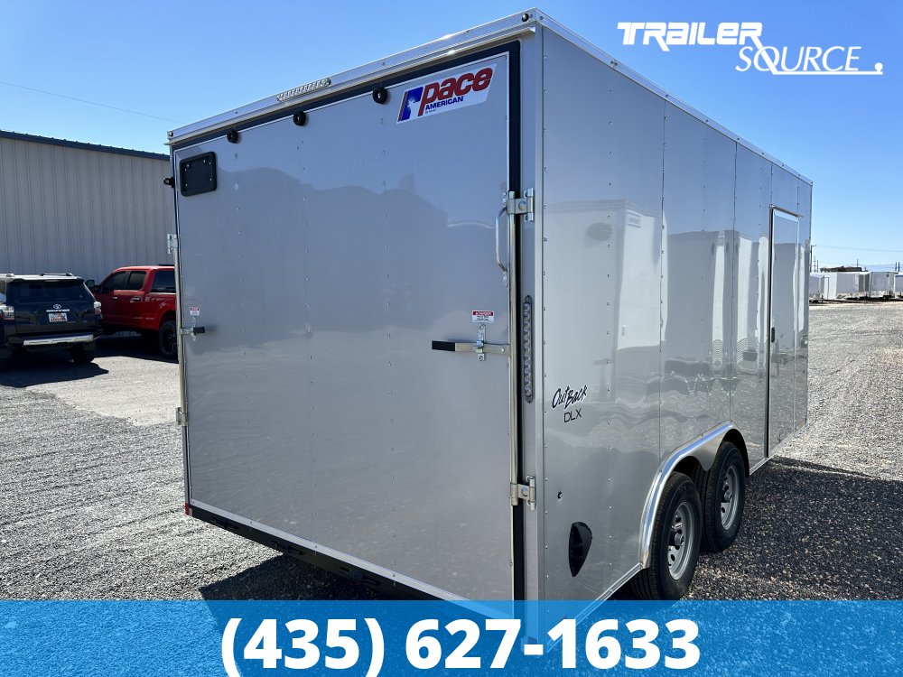 8.5x16 Pace American  7'0" Interior 10K Tandem Axle Enclosed Cargo