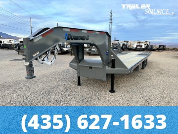 8.5x32 Diamond C FMAX HDT 32' 25.9K Hydraulic Dovetail Gooseneck