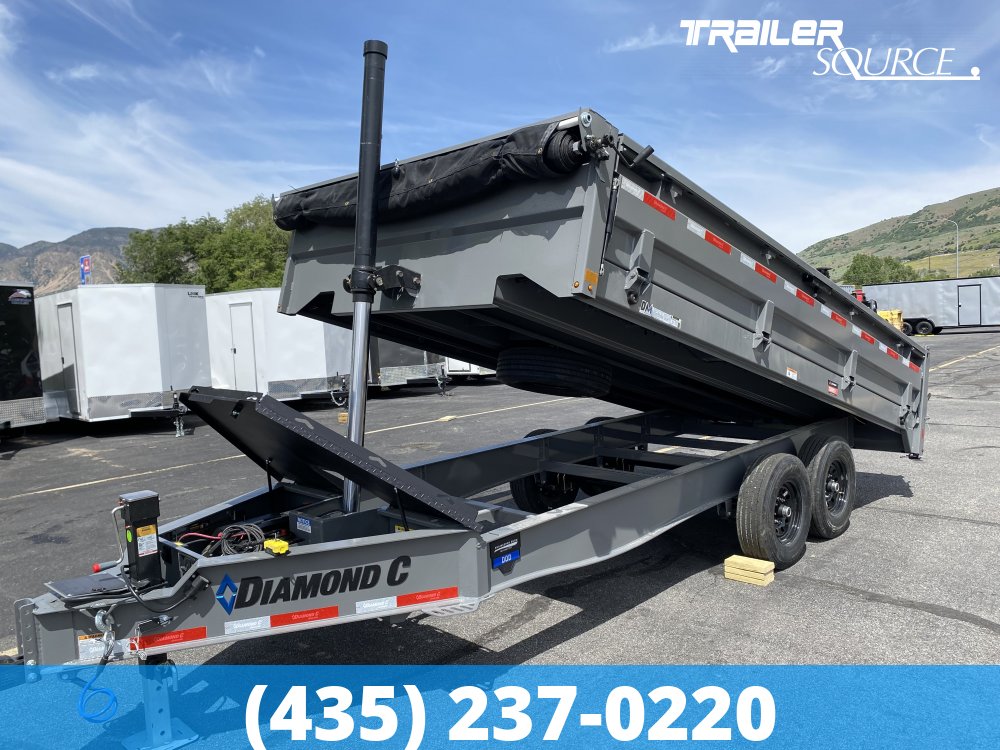 8.5x16 Diamond C 15K Deckover Dump