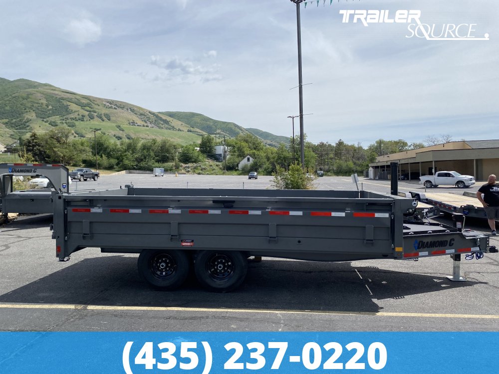8.5x16 Diamond C 15K Deckover Dump