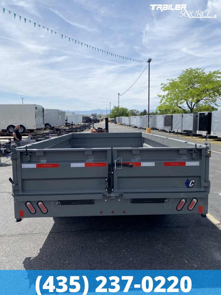 8.5x16 Diamond C 15K Deckover Dump