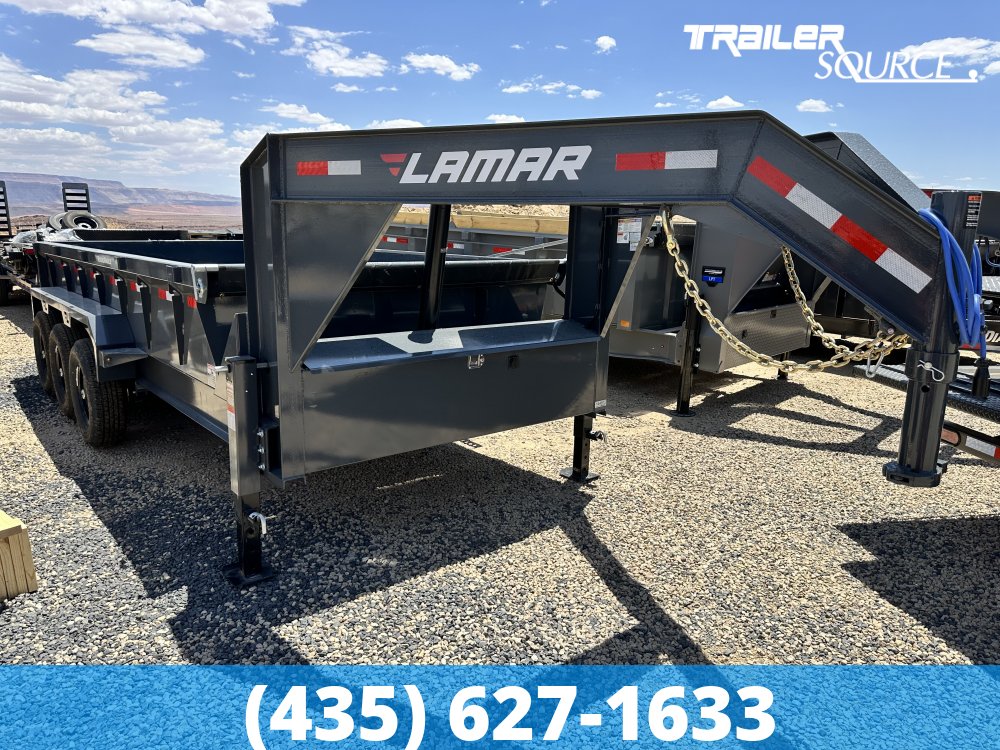 7x16Lamar DT Gooseneck  21K Dump