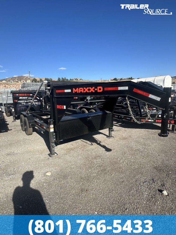 7x14 Maxx-D ROX Gooseneck Roll Off Trailer