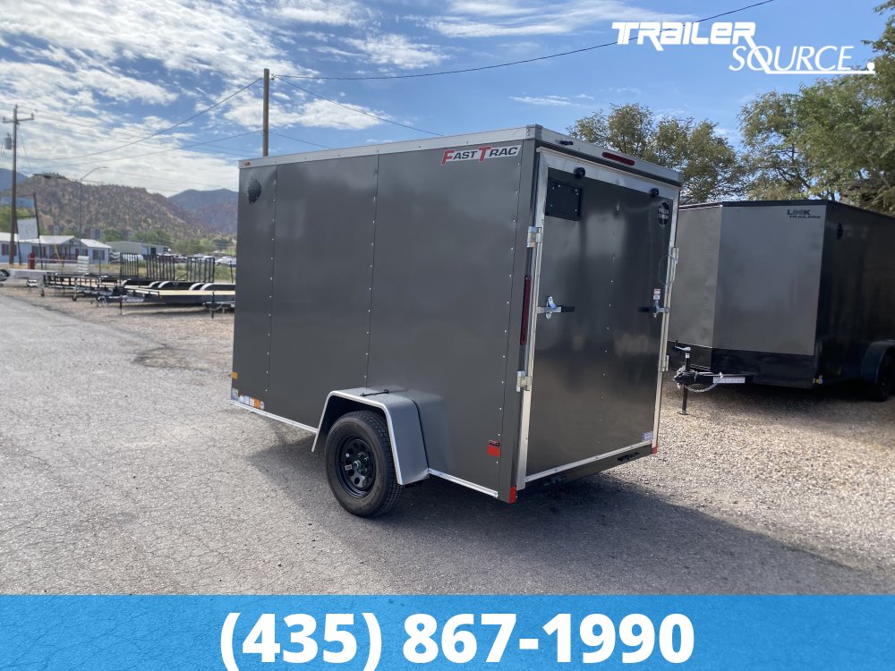 6x10 Wells Cargo Fast Trac Deluxe 6'6" Interior Single Axle Enclosed Cargo