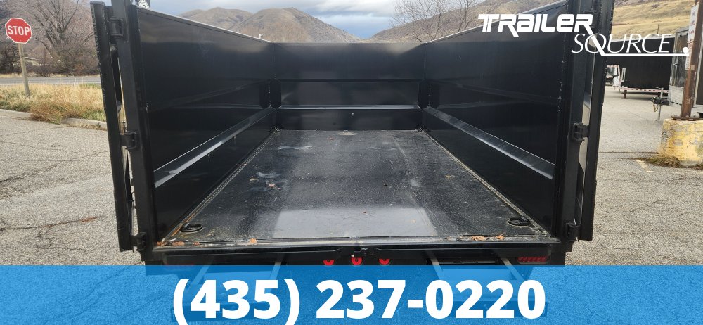 7x14 IronBull DTB 48" Sides 14K Dump Trailer