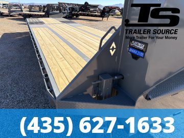 8.5x32 Diamond C FMAX-HDT 210 Gooseneck Hydraulic Dovetail Equipment Trailer -  25K GVWR -