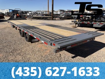 8.5x32 Diamond C FMAX-HDT 210 Gooseneck Hydraulic Dovetail Equipment Trailer -  25K GVWR -