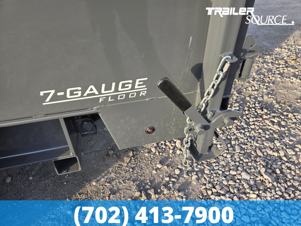 7x16 Lamar DT Gooseneck  14K GVW Dump