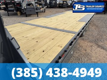 8.5x26 Lamar FA Gooseneck Deckover Tilt Trailer - 21K GVWR - Winch Plate