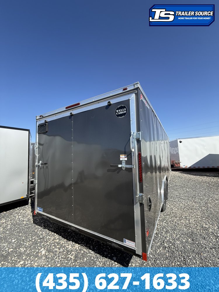 8.5x24 Wells Cargo Fast Trac Deluxe Enclosed Cargo Trailer - 7'0" Interior - 10K GVWR - Dovetail