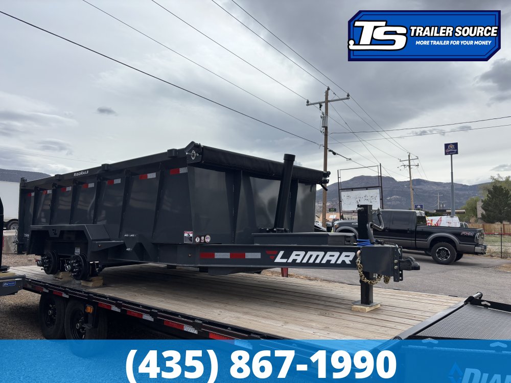 7x14 Lamar DT Gooseneck Dump